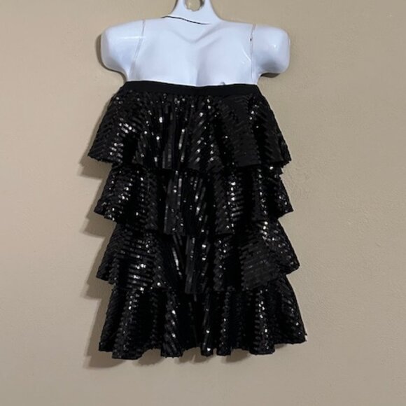 BEAUTIFUL Black Sequin Halter Blouse - Picture 1 of 3